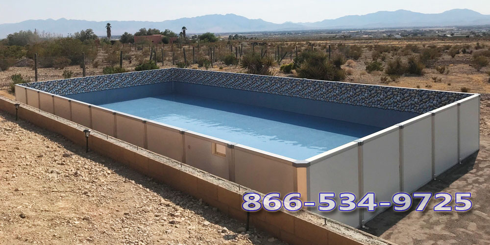Atlas Swimming Pool Desert Installation